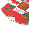 Christmas Theme Paper Pillow Gift Boxes X-CON-B012-04-4