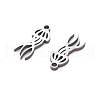 201 Stainless Steel Charms STAS-V001-09-2