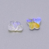 Transparent Electroplate Glass Beads GLAA-P037-02B-AB04-2