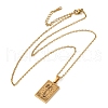Tarot Theme 304 Stainless Steel Pendant Nacklaces For Women STAS-S128-02I-2