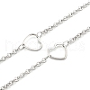 Tarnish Resistant 304 Stainless Steel Cable Chains CHS-F015-22P-1