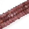 Natural Strawberry Quartz Beads Strands G-N347-09A-04-2