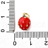 Brass Enamel Charms KK-P303-06A-G-3