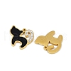 304 Stainless Steel Enamel Charms STAS-L290-27G-2