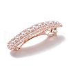 Alloy Hair Barrettes PHAR-D012-04RG-2