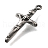304 Stainless Steel Pendants STAS-L284-58AS-01-2
