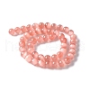 Natural Selenite Beads Strands G-C142-01B-12-3
