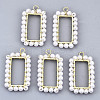 ABS Plastic Imitation Pearl Pendants KK-N233-070-NF-1