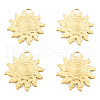Ion Plating(IP) 201 Stainless Steel Pendants STAS-N098-258LG-2