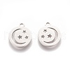 Non-Tarnish 304 Stainless Steel Charms STAS-Q201-T106-2