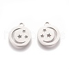 304 Stainless Steel Charms STAS-Q201-T106-2