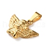201 Stainless Steel Pendants STAS-U053-13G-2