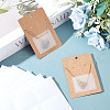 Beebeecraft 50Pcs PE Necklace Chain Adhesive Pouches FIND-BBC0001-74-4