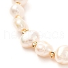 Natural Pearl Beads Adjustable Slider Bracelet for Girl Women Gift BJEW-JB06820-01-4