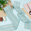 Polyester Jacquard Leaf Ribbon SRIB-FG0001-21C-5