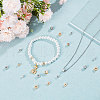 CREATCABIN 40Pcs 4 Style Brass Beads KK-CN0002-46-4