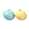 Opaque Resin Pendants RESI-G074-01-2
