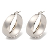 Tarnish Resistant 202 Stainless Steel Hoop Earring EJEW-H003-09P-02-1