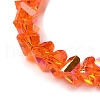 Transparent Glass Beads Strands EGLA-P061-04B-AB10-3