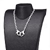 Personalized ABS Plastic Cable Chain Necklaces NJEW-JN03310-07-4