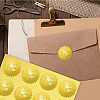 34 Sheets Self Adhesive Gold Foil Embossed Stickers DIY-WH0509-050-6