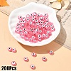 200Pcs Transparent Acrylic Beads TACR-YW0002-08H-1
