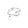 BENECREAT 1Pc Sterling Silver Ring Components STER-BC0002-53B-7
