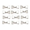 Tibetan Style Alloy Fold Over Clasps TIBE-R308-05AS-RS-1