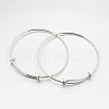 Adjustable Brass Bangles Making X-BJEW-E218-01S-1