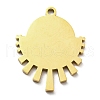 Ion Plating(IP) 316L Surgical Stainless Steel Pendants STAS-M317-14G-2