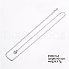 Fashionable Stainless Steel Lightweight Chain Necklace for Clothing and Accessories TK5574-2-1