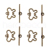 Tibetan Style Alloy Toggle Clasps MLF5111Y-NF-1