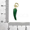 Brass Enamel Pendants KK-Z100-10G-03-3