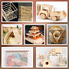 Olycraft 6 Styles Beech Wood Sticks WOOD-OC0004-05B-6