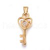 304 Stainless Steel Pendants STAS-P216-58G-2