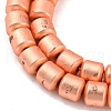 Electroplated Synthetic Non-Magnetic Hematite Beads Strands G-Z032-E02-06RG-3