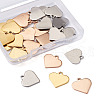 304 Stainless Steel Charms STAS-BT0001-03-5