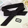 Tie a Knot Cloth Waist Belts with Buckle AJEW-WH20003-08C-4