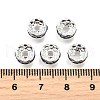 Brass Grade A Rhinestone Spacer Beads RSB038NF-14-4