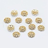 7-Petal Brass Caps KK-F727-73G-NF-1