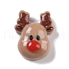 Opaque Christmas Theme Resin Cabochons RESI-H162-06M-1