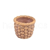 Mini Resin Bamboo Basket PW-WG88609-01-1