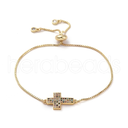 Adjustable Brass Slider Bracelets BJEW-JB05036-05-1