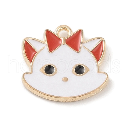 Alloy Enamel Pendants ENAM-Z010-26KCG-1