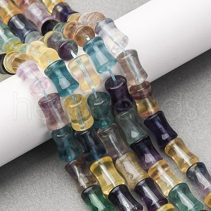 Natural Colorful Fluorite Beads Strands G-H051-B01-02-1