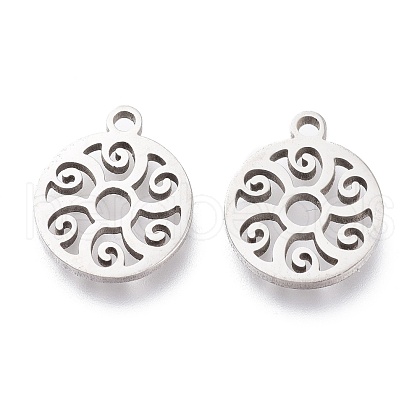 Tarnish Resistant 201 Stainless Steel Charms STAS-A047-17P-1
