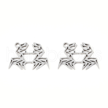 Non-Tarnish 201 Stainless Steel Pendants STAS-N091-157P-1