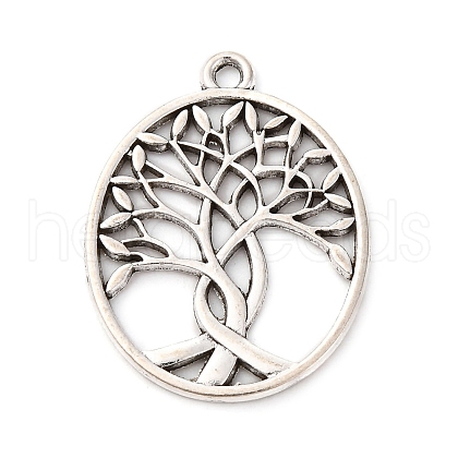 Tibetan Style Alloy Pendants FIND-A053-05A-AS-1