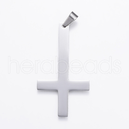 Tarnish Resistant 304 Stainless Steel Big Pendants STAS-H351-09P-1