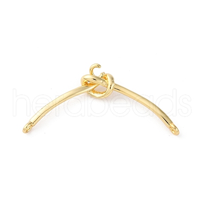 Brass Connector Charms KK-V016-05G-1